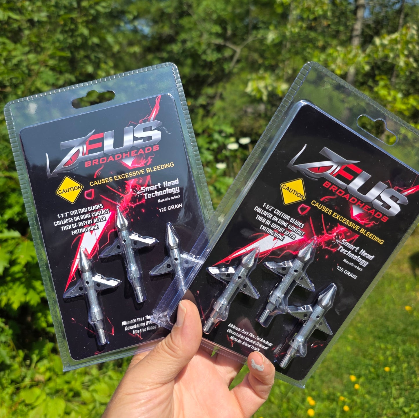 2 Packs of Any Zeus Broadheads