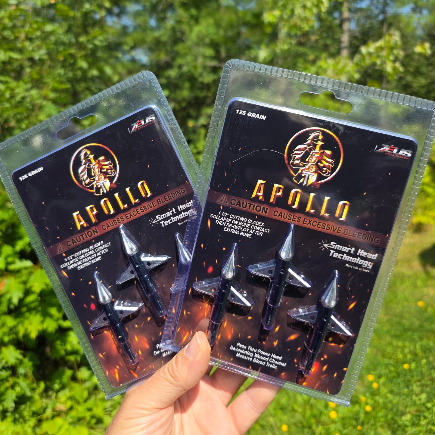2 Packs of Any Zeus Broadheads
