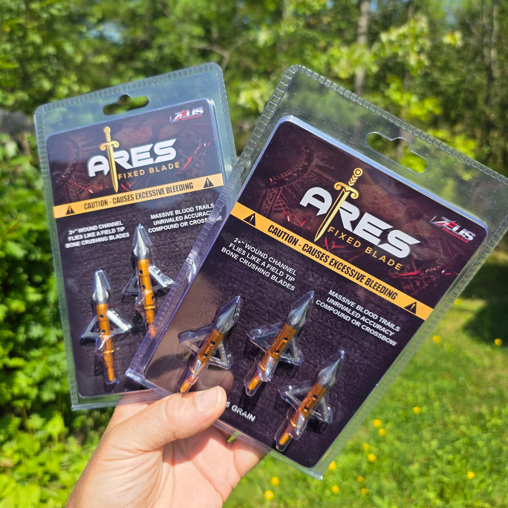 
                  
                    2 Packs of Any Zeus Broadheads
                  
                