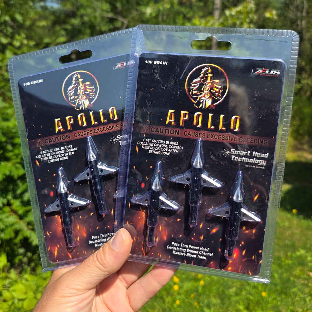 
                  
                    2 Packs of Any Zeus Broadheads
                  
                