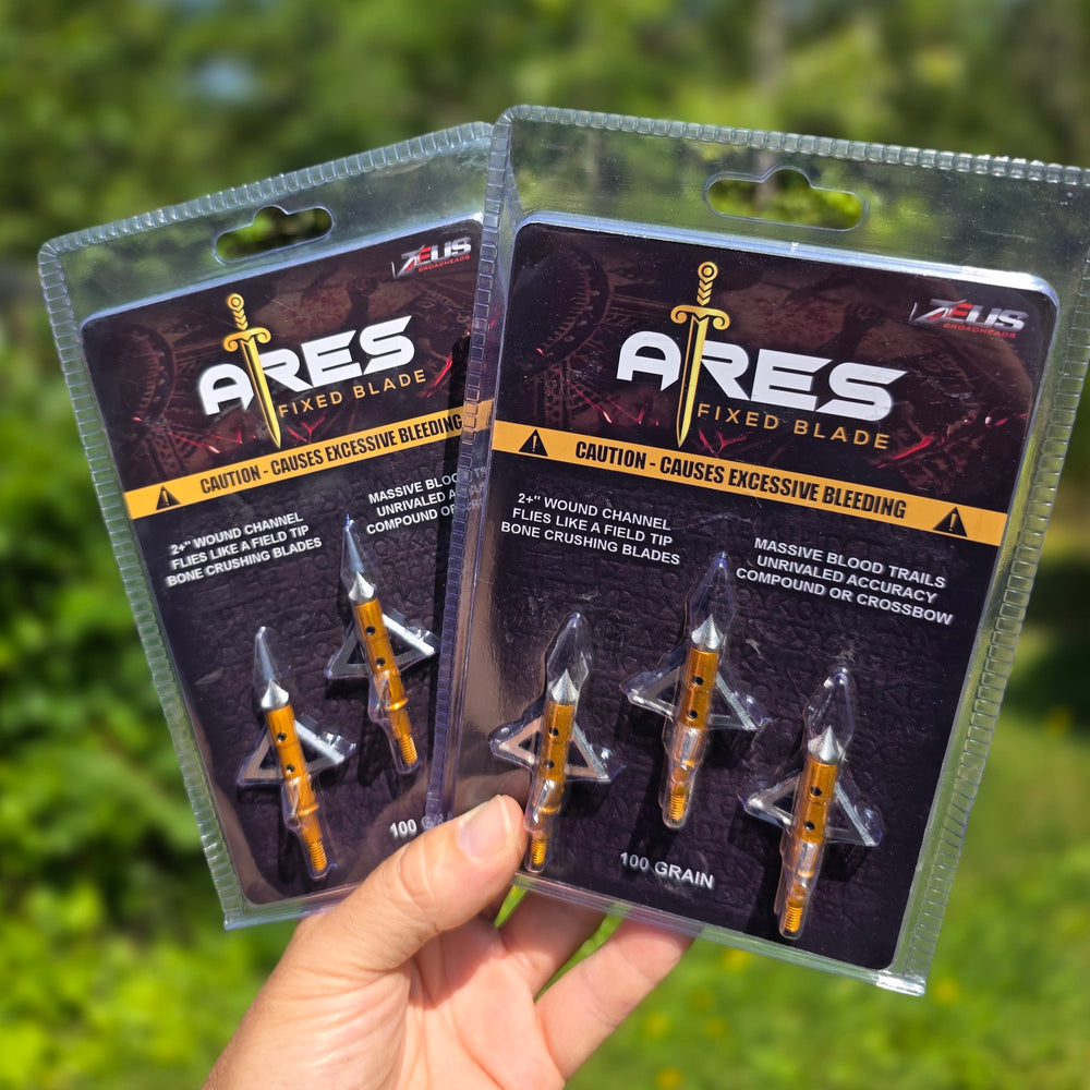 
                  
                    2 Packs of Any Zeus Broadheads
                  
                