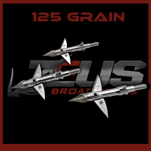 ZEUS 125 GRAIN BROADHEADS (3 PACK)