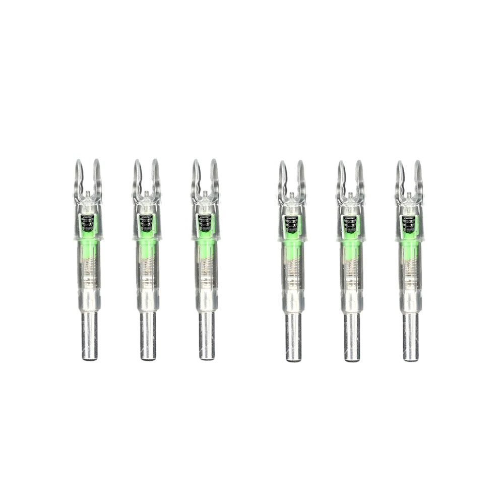 6 LIGHTED NOCKS- PICK YOUR SIZE -BLACK FRIDAY SPECIAL