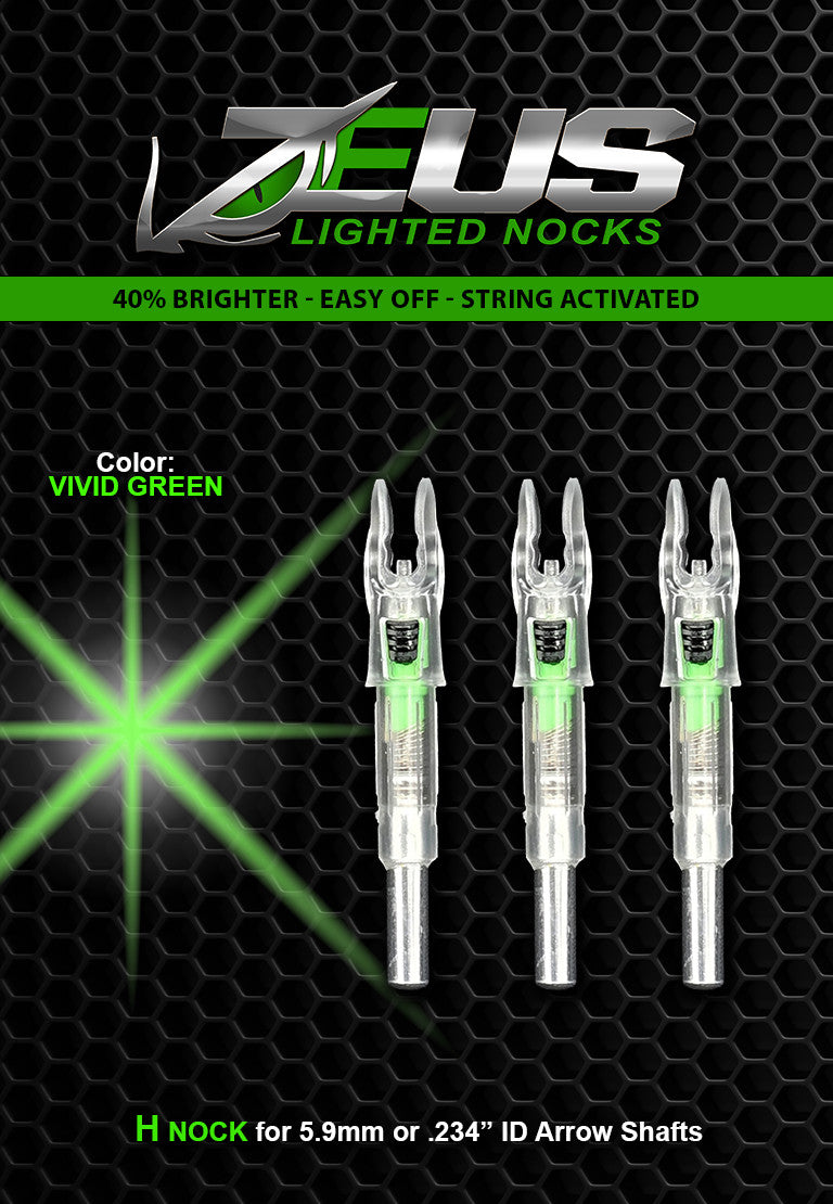 ZEUS LIGHTED NOCKS H 5.9mm .234"