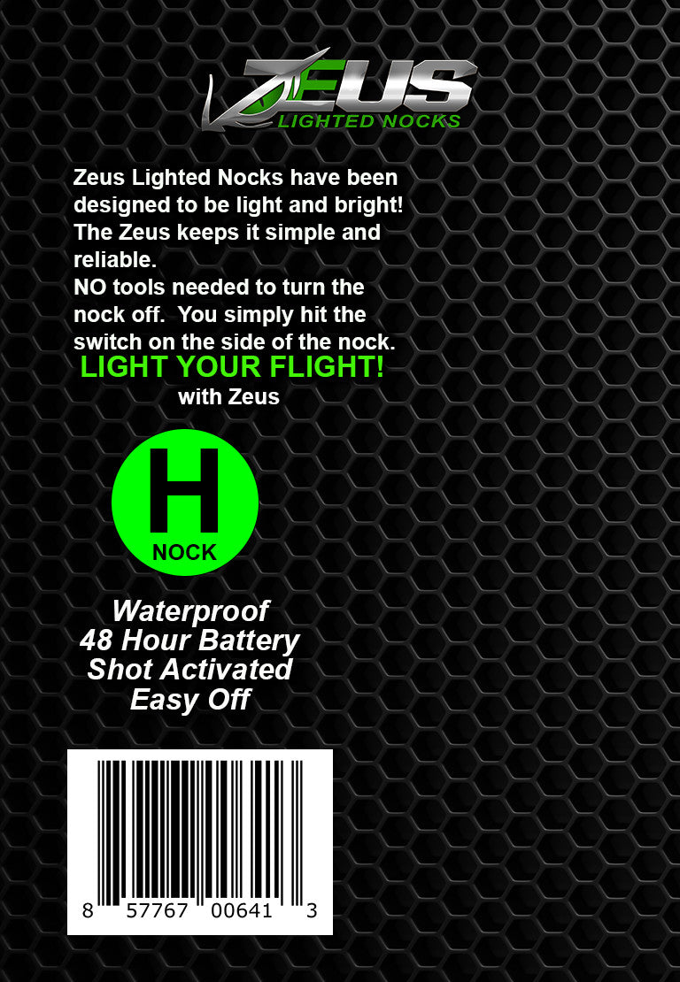 ZEUS LIGHTED NOCKS H 5.9mm .234"