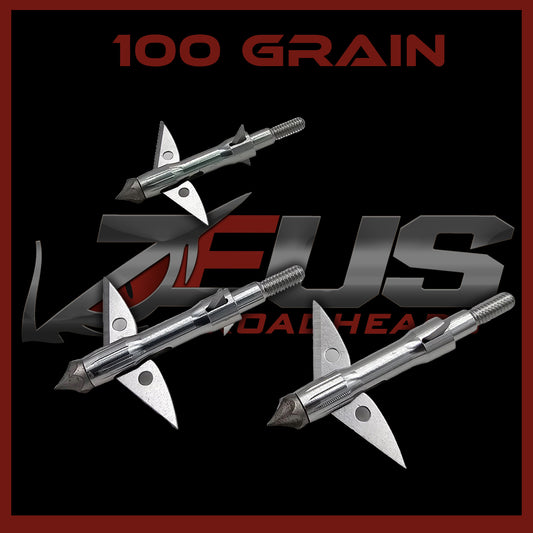 ZEUS 100 GRAIN BROADHEADS (3 PACK)