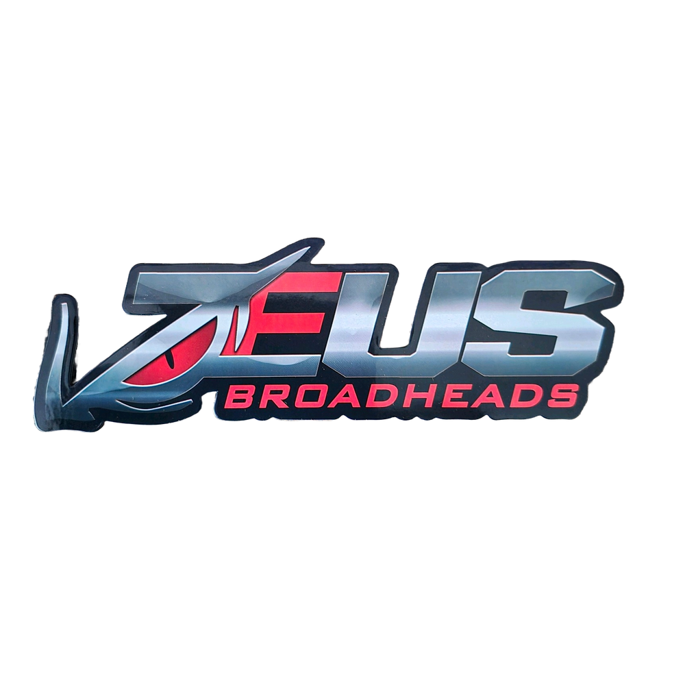 
                  
                    Zeus Vinyl Decal 7"x 2.35"
                  
                