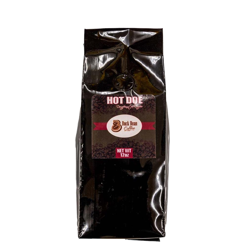12oz Bag Ground Hot Doe Buck Bean Coffee